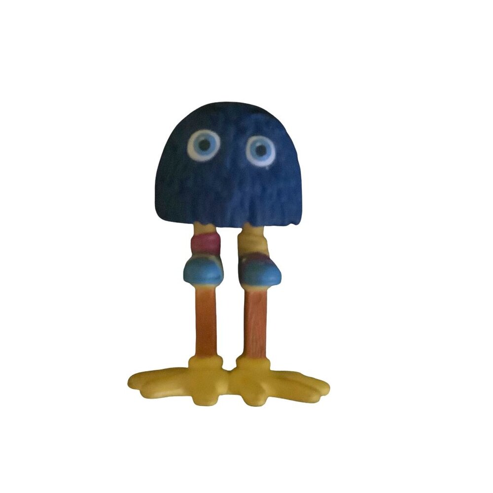 Vtg McDonald's‎ Happy Meal Toy Fry Guy 1989 Blue Girl Stilts 3"